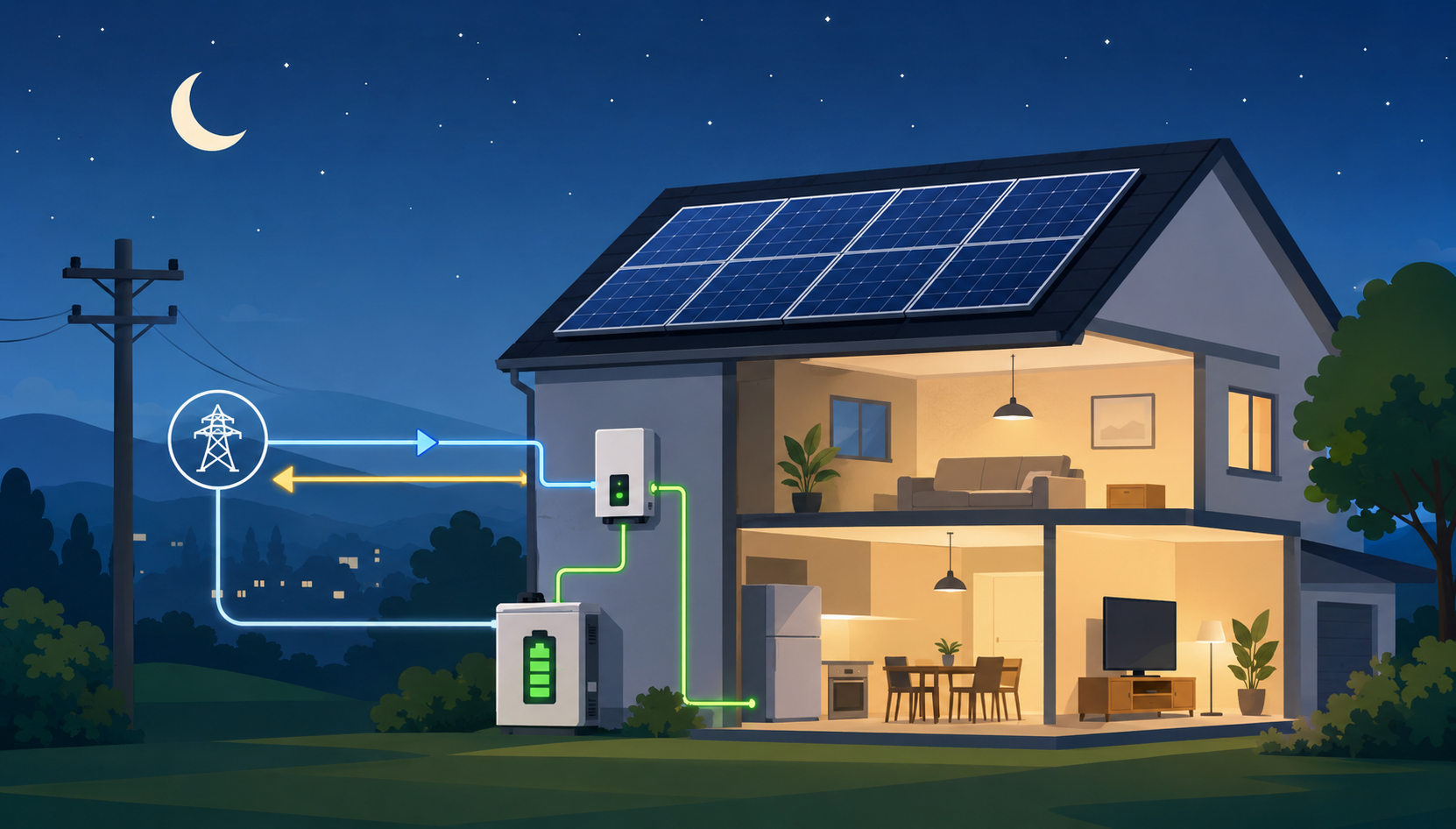 Do Solar Panels Work at Night? Here’s How You Still Have Power